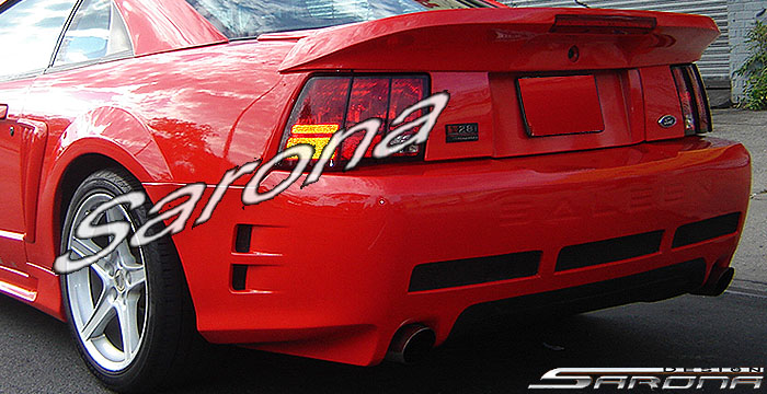 Custom Ford Mustang  Coupe & Convertible Rear Bumper (1999 - 2004) - $596.00 (Part #FD-010-RB)
